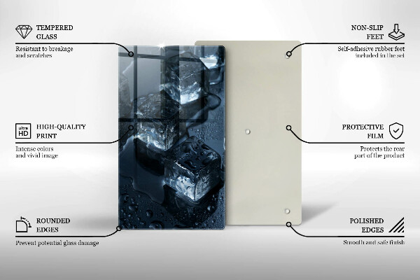 Deska kuchenna Zimne kostki lodu