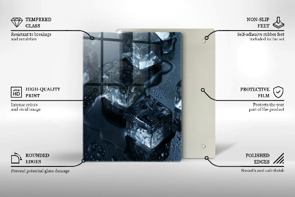 Deska kuchenna Zimne kostki lodu