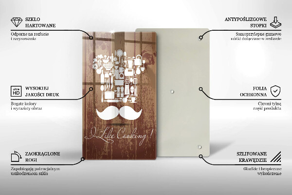 Deska kuchenna Napis I like cooking