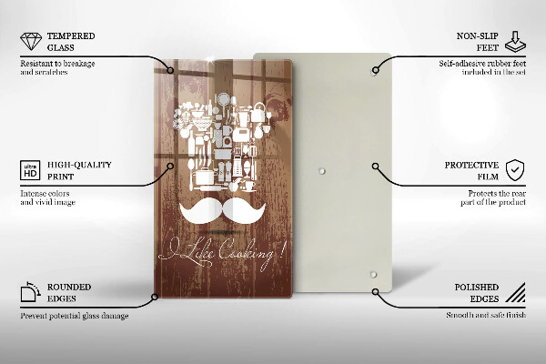 Deska kuchenna Napis I like cooking