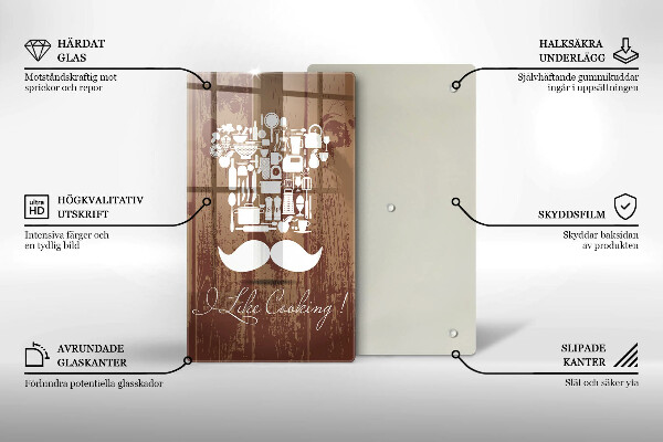 Deska kuchenna Napis I like cooking