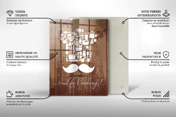 Deska kuchenna Napis I like cooking