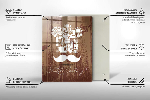 Deska kuchenna Napis I like cooking