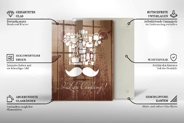 Deska kuchenna Napis I like cooking