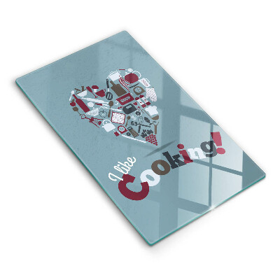 Deska kuchenna Napis I like cooking