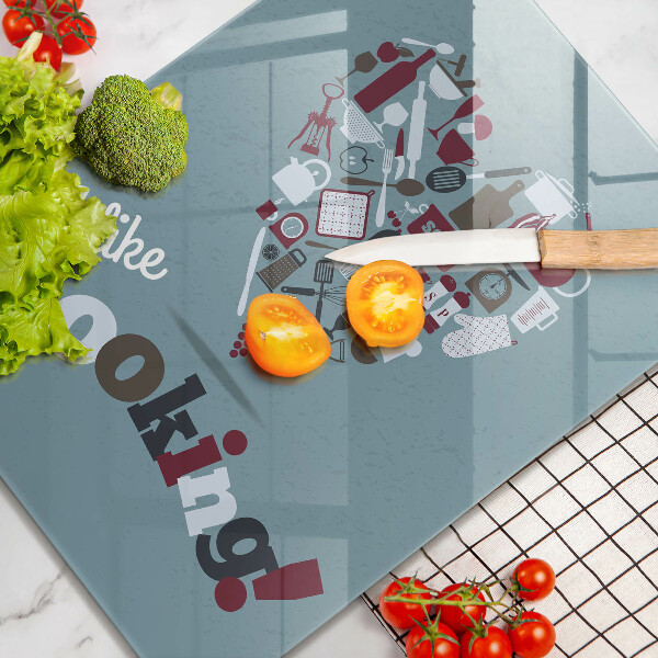 Deska kuchenna Napis I like cooking