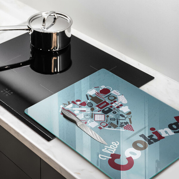 Deska kuchenna Napis I like cooking