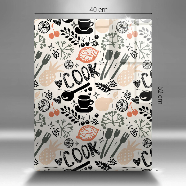 Deska kuchenna Rysunkowy motyw kuchenny