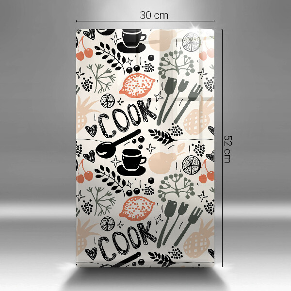Deska kuchenna Rysunkowy motyw kuchenny