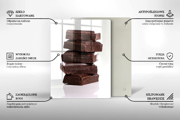 Deska kuchenna Czekolada w kostkach