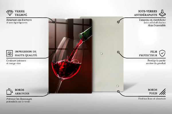 Deska kuchenna Kieliszek wina