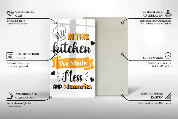 Deska kuchenna In this kitchen we made mess and memories