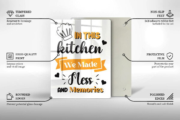 Deska kuchenna In this kitchen we made mess and memories