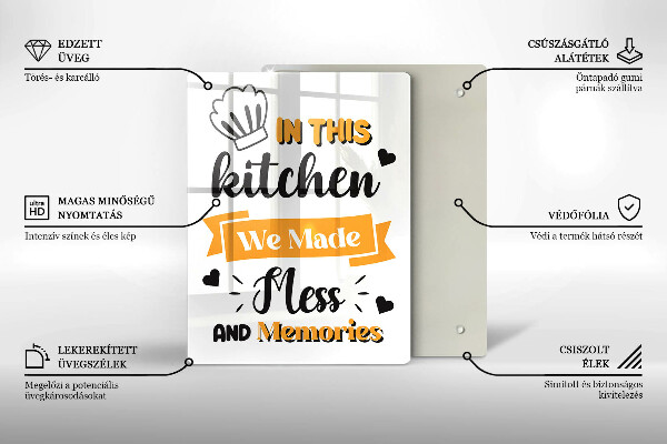 Deska kuchenna In this kitchen we made mess and memories