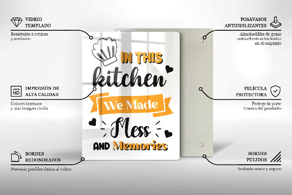 Deska kuchenna In this kitchen we made mess and memories