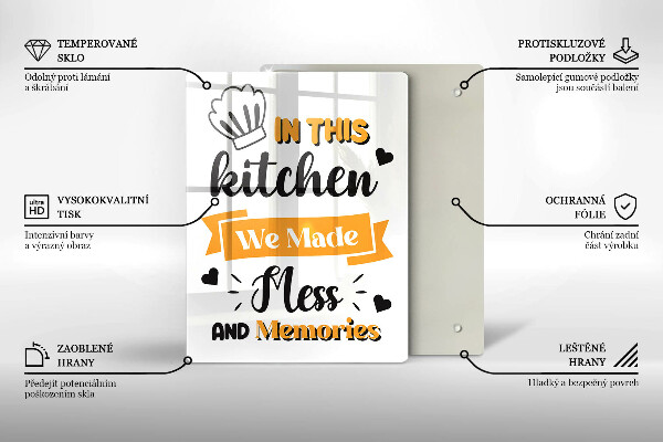 Deska kuchenna In this kitchen we made mess and memories