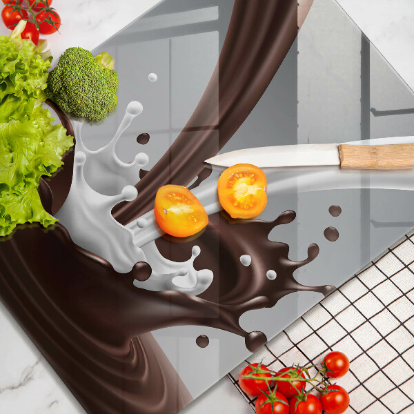 Deska kuchenna Mleko i czekolada