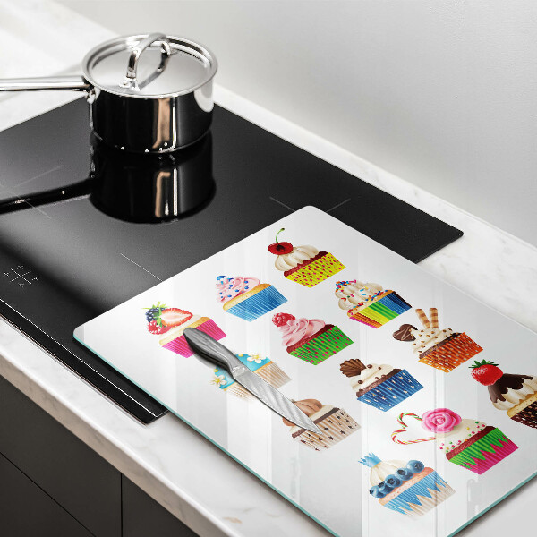 Deska kuchenna Ilustracja babeczki