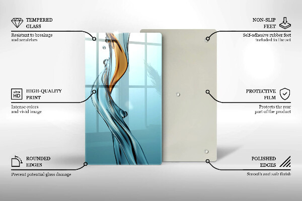 Deska kuchenna Strumień wody