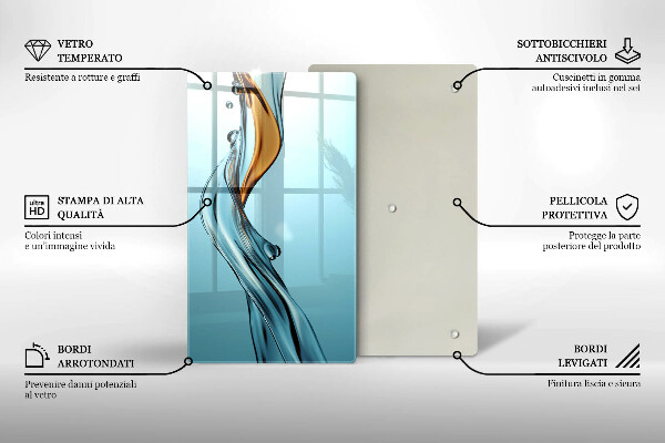 Deska kuchenna Strumień wody