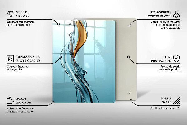 Deska kuchenna Strumień wody