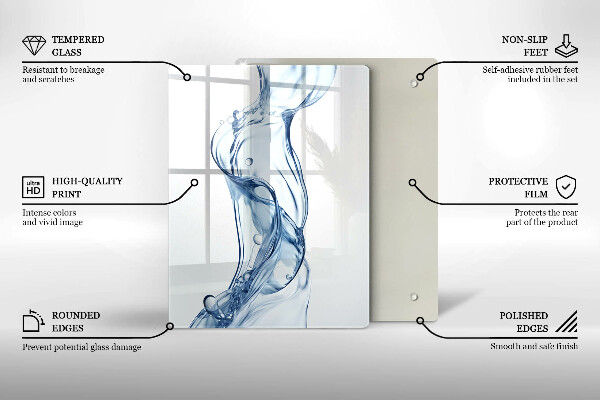 Deska kuchenna Czysta woda