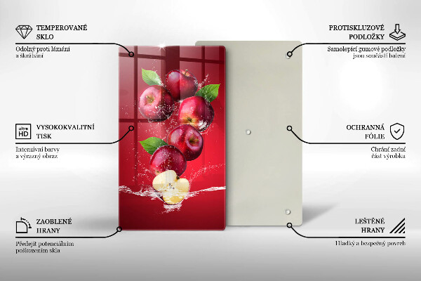 Deska kuchenna Soczyste jabłka w wodzie