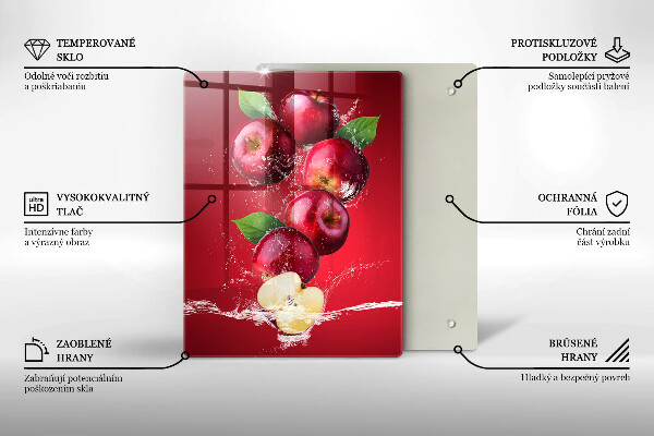Deska kuchenna Soczyste jabłka w wodzie