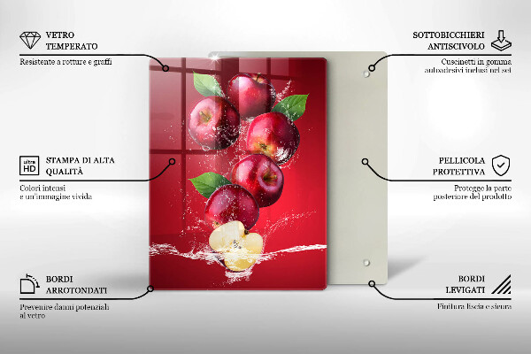 Deska kuchenna Soczyste jabłka w wodzie