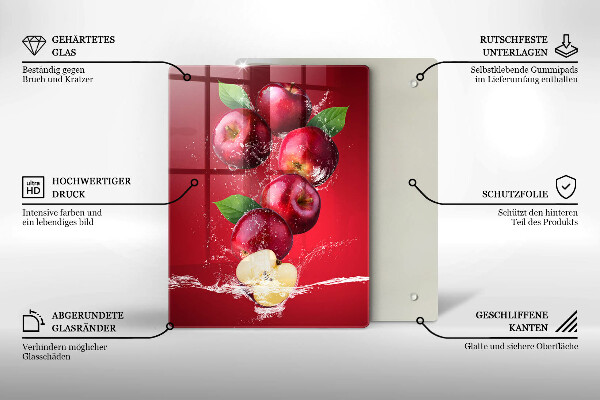 Deska kuchenna Soczyste jabłka w wodzie