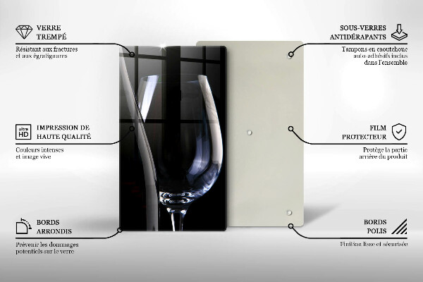 Deska kuchenna Kieliszek i butelka