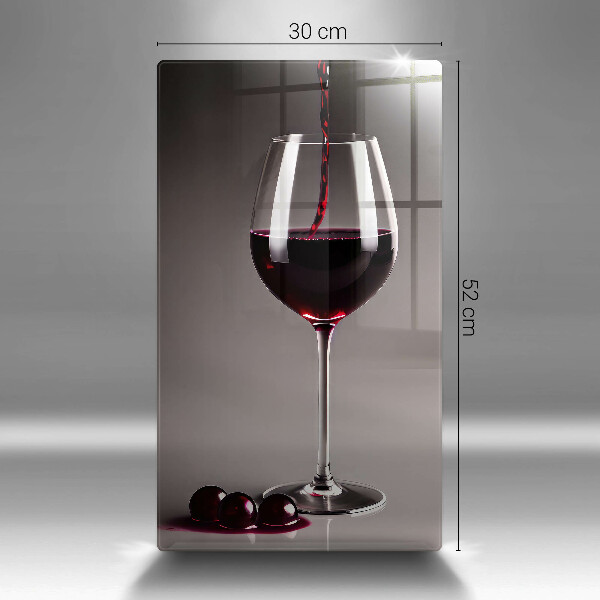 Deska kuchenna Kieliszek i winogrona