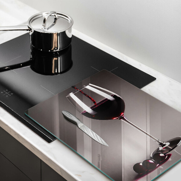 Deska kuchenna Kieliszek i winogrona