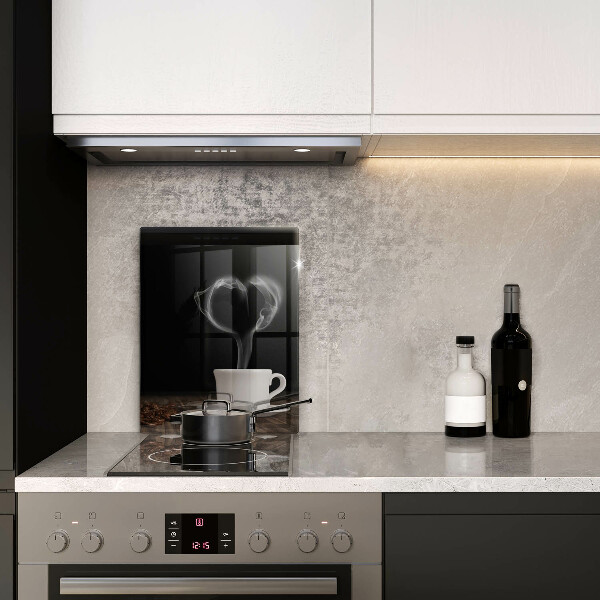 Deska kuchenna Kawa filiżanka serce