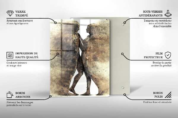 Deska kuchenna Ciała zakochanych ludzi