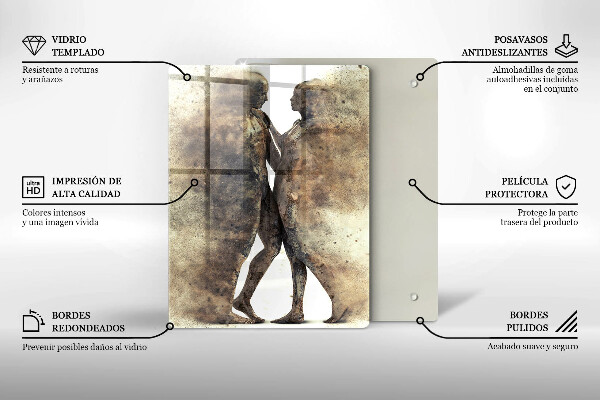 Deska kuchenna Ciała zakochanych ludzi