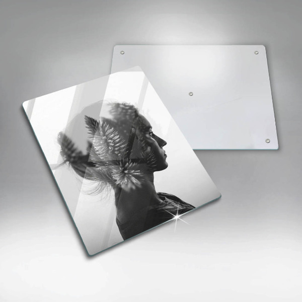 Deska kuchenna Kobieta i las