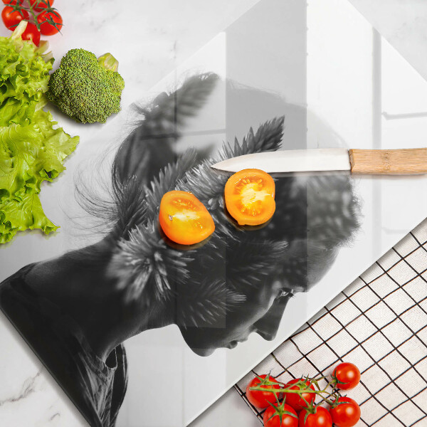 Deska kuchenna Kobieta i las