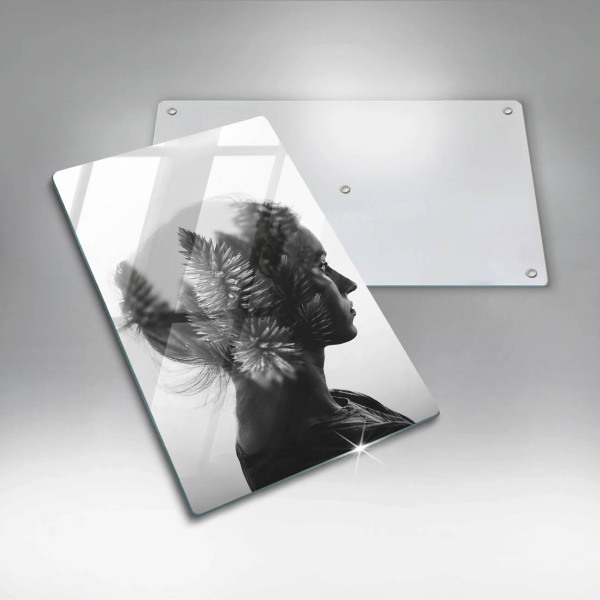 Deska kuchenna Kobieta i las