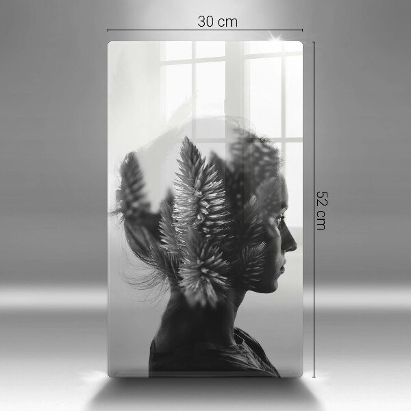 Deska kuchenna Kobieta i las