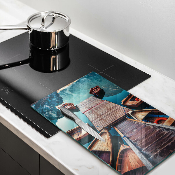 Deska kuchenna Łódki na jeziorze