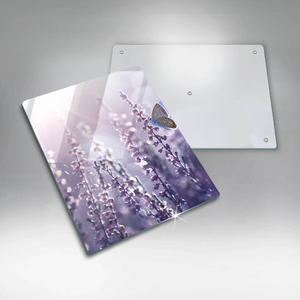 Deska kuchenna Polne kwiaty i motyl