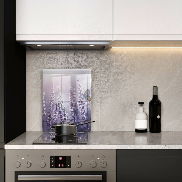 Deska kuchenna Polne kwiaty i motyl