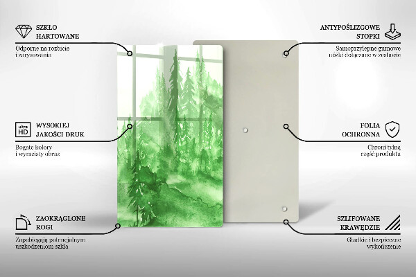Deska kuchenna Malowany las