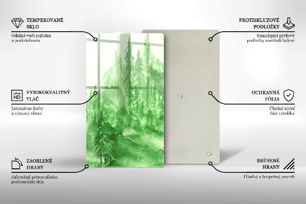Deska kuchenna Malowany las