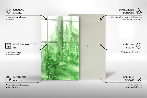 Deska kuchenna Malowany las