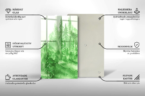 Deska kuchenna Malowany las