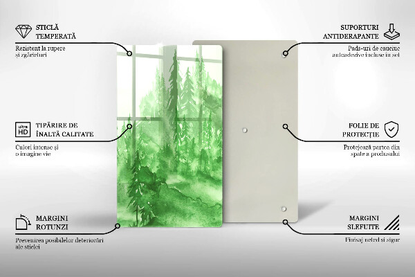 Deska kuchenna Malowany las
