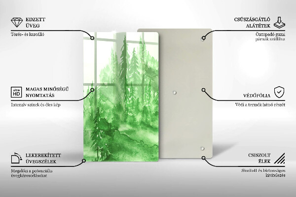 Deska kuchenna Malowany las