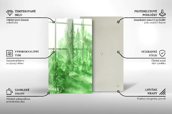 Deska kuchenna Malowany las